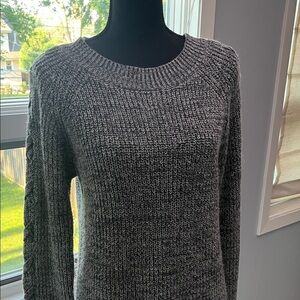 Alya Charcoal Knit Sweater Tunic M